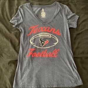Texans Football V-neck Shirt